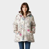 Margery | Elegantní květinová fleecová bunda