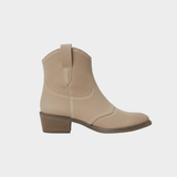 Sára - Retro kotníkové boty ve stylu kovboje