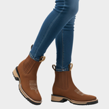 Kristýna - Kožené kovbojské boty