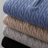 Pletené polo s polovičním zipem Deneb z kašmíru