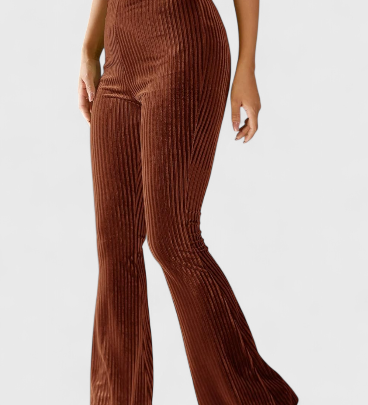 Liset Kalhoty s Rozšířenými Nohavicemi z Manšestru