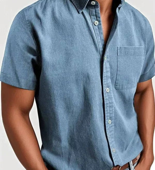 Elegantní krátký rukáv košile