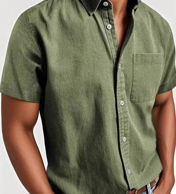 Elegantní krátký rukáv košile