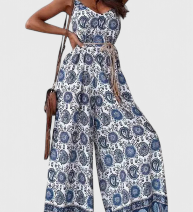 Gabriella Mono s Širokými Nohavicemi a Odvážným Vzorem