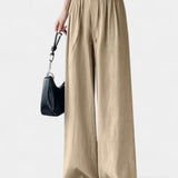 Ilyana Kalhoty s Vysokým Pasem a Širokými Nohavicemi