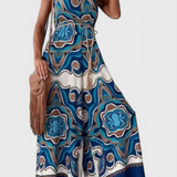 Gabriella Mono s Širokými Nohavicemi a Odvážným Vzorem