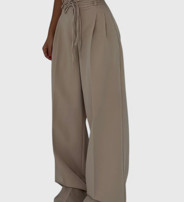 Sophie Kalhoty s širokými nohavicemi a šňůrkami