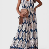 Gabriella Mono s Širokými Nohavicemi a Odvážným Vzorem