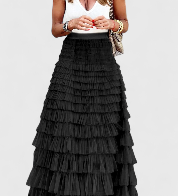 Vintage Tylová Sukně Capucine