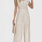 Amahle Mono z Lnu s Volánovými Rukávy