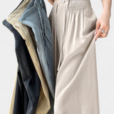 Ilyana Kalhoty s Vysokým Pasem a Širokými Nohavicemi