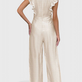 Amahle Mono z Lnu s Volánovými Rukávy