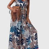 Gabriella Mono s Širokými Nohavicemi a Odvážným Vzorem