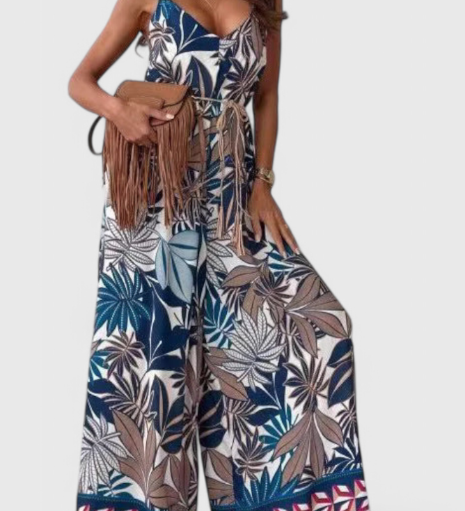 Gabriella Mono s Širokými Nohavicemi a Odvážným Vzorem