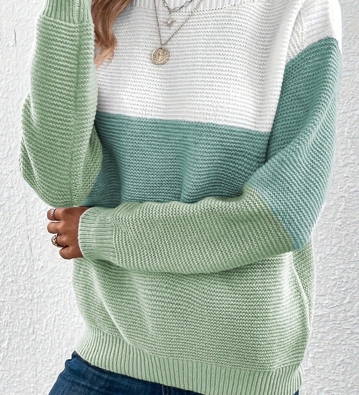 Soria Svetr z Vlněné Směsi s Jemným Dotekem