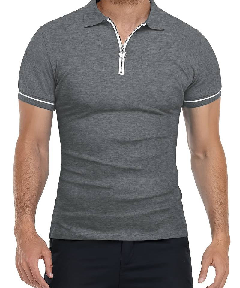 Camisa Polo - Gola com Zíper Respirável