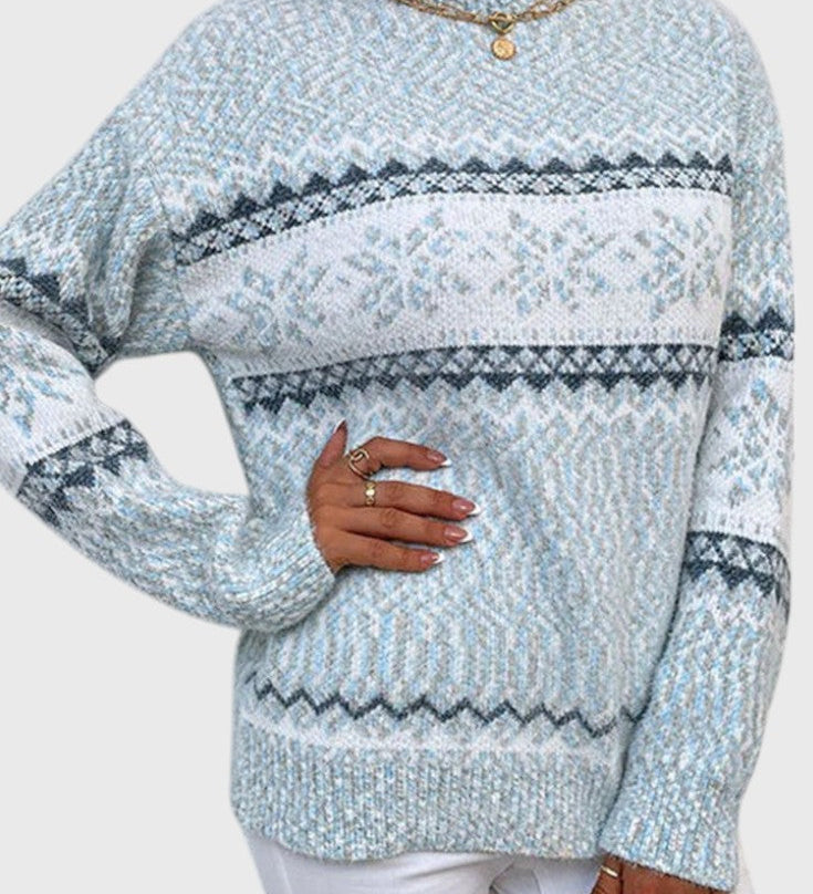 Elegantní Sněhový Svetr Emma