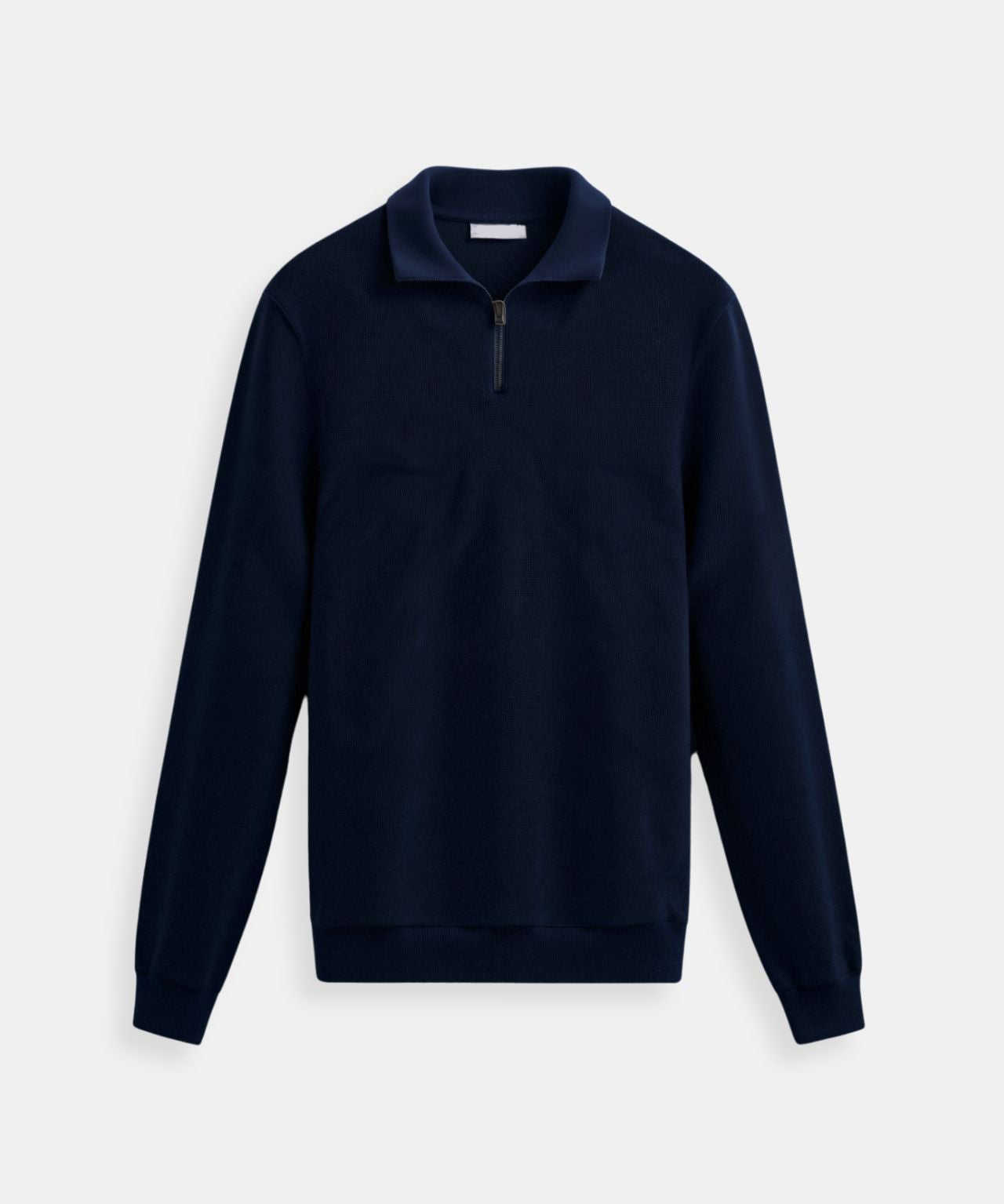 Sweater de Gola Alta com Zíper