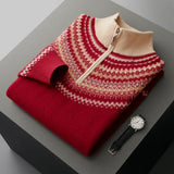 Elegantní svetr s rozepínáním na zip z kašmíru