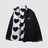 Adriana - Reverzibilní měkká srdíčková bunda