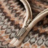 Elegantní svetr s rozepínáním na zip z kašmíru