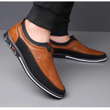 Pánské slip-on business boty z kůže