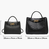 Tkaná Indigo Taška