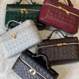 Milla Mini Kabelka Woven s Zlatými Doplňky