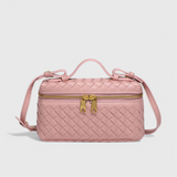 Milla Mini Kabelka Woven s Zlatými Doplňky