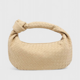 Lila Střední Taška Woven s Detalem Uzlu