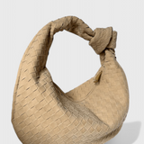 Lila Střední Taška Woven s Detalem Uzlu