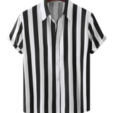 Letní pruhovaná košile s prodyšným materiálem