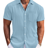 Letní košile s elegantními pruhy