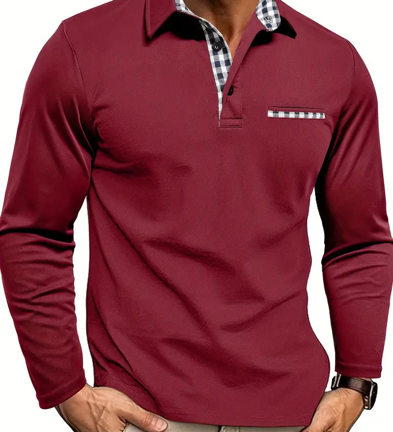 Polo košile s dlouhými rukávy