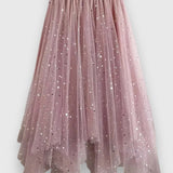 Colette Sukně s Flitry a Nařaseným Lemem s Vysokým Pasem