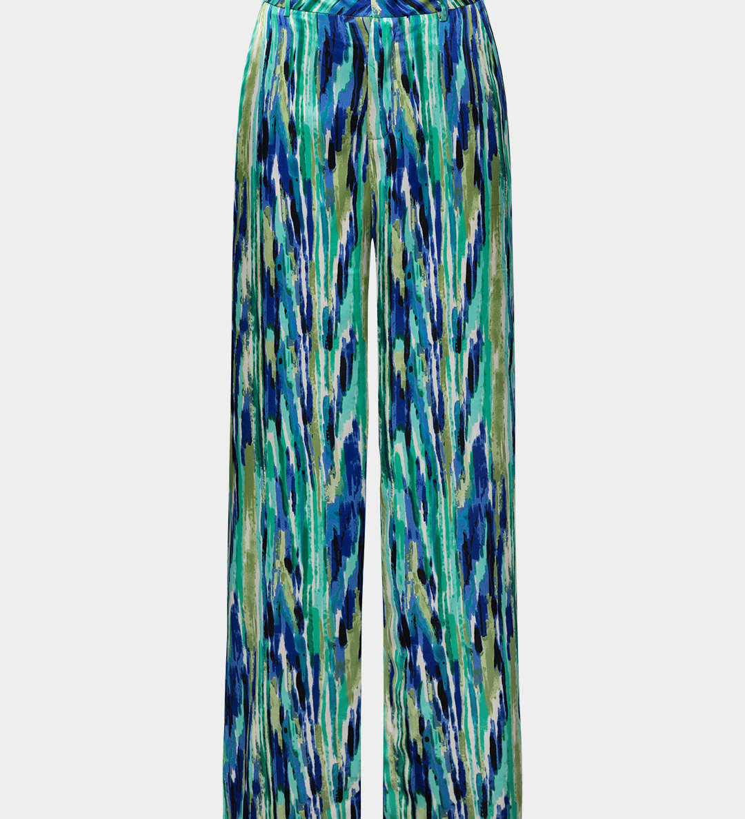 Inna Kalhoty s Vysokým Pasem a Mramorovým Vzorem