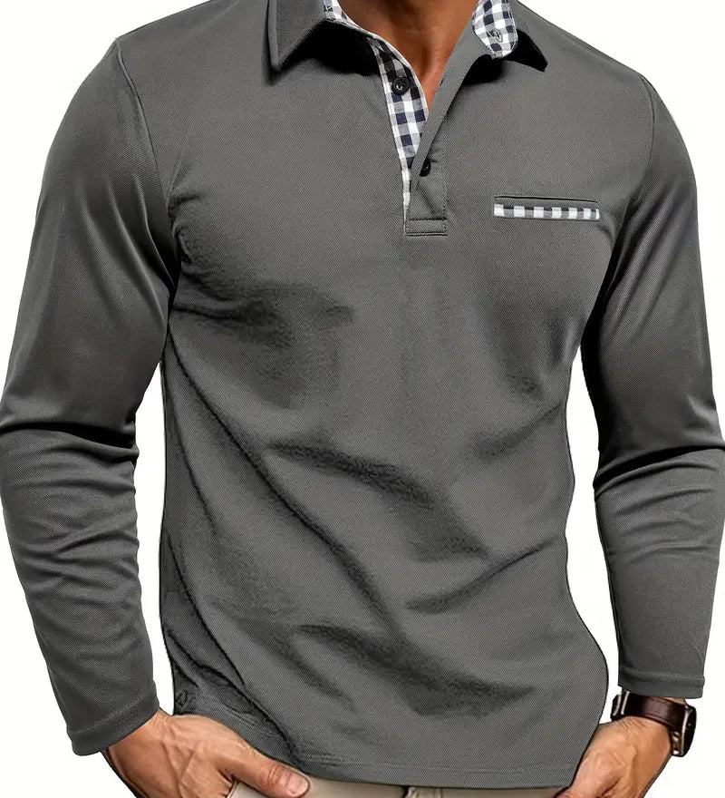 Polo košile s dlouhými rukávy