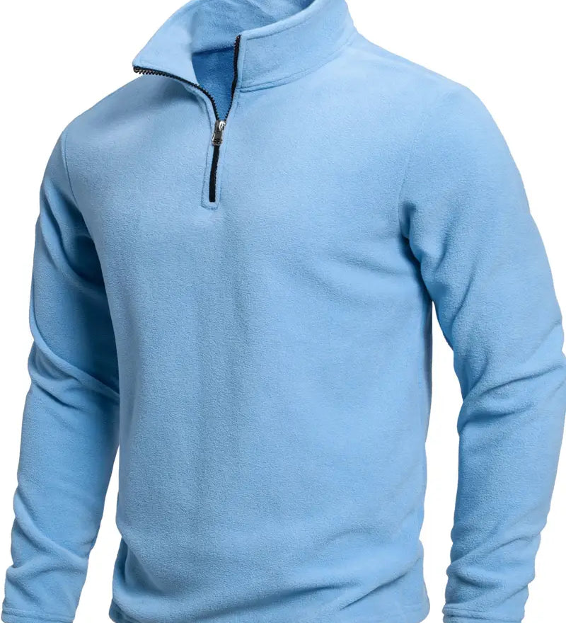 Pánská mikina s dlouhým rukávem a zipem