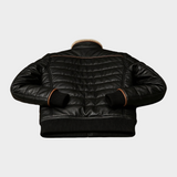 ČERNÁ PUCHOVÁ BUNDA S PODŠÍVKOU SHERPA