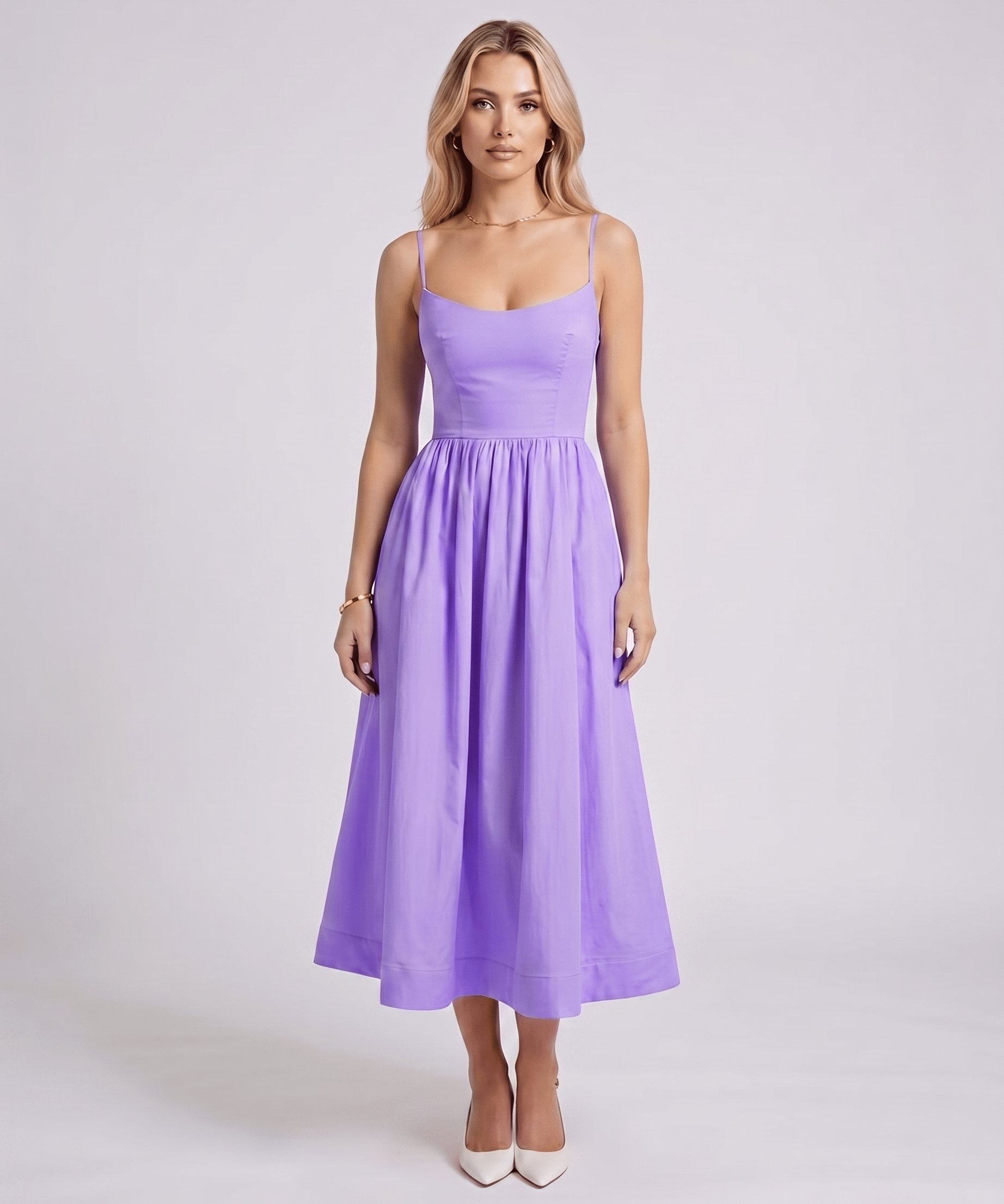 Vestido Midi Solene