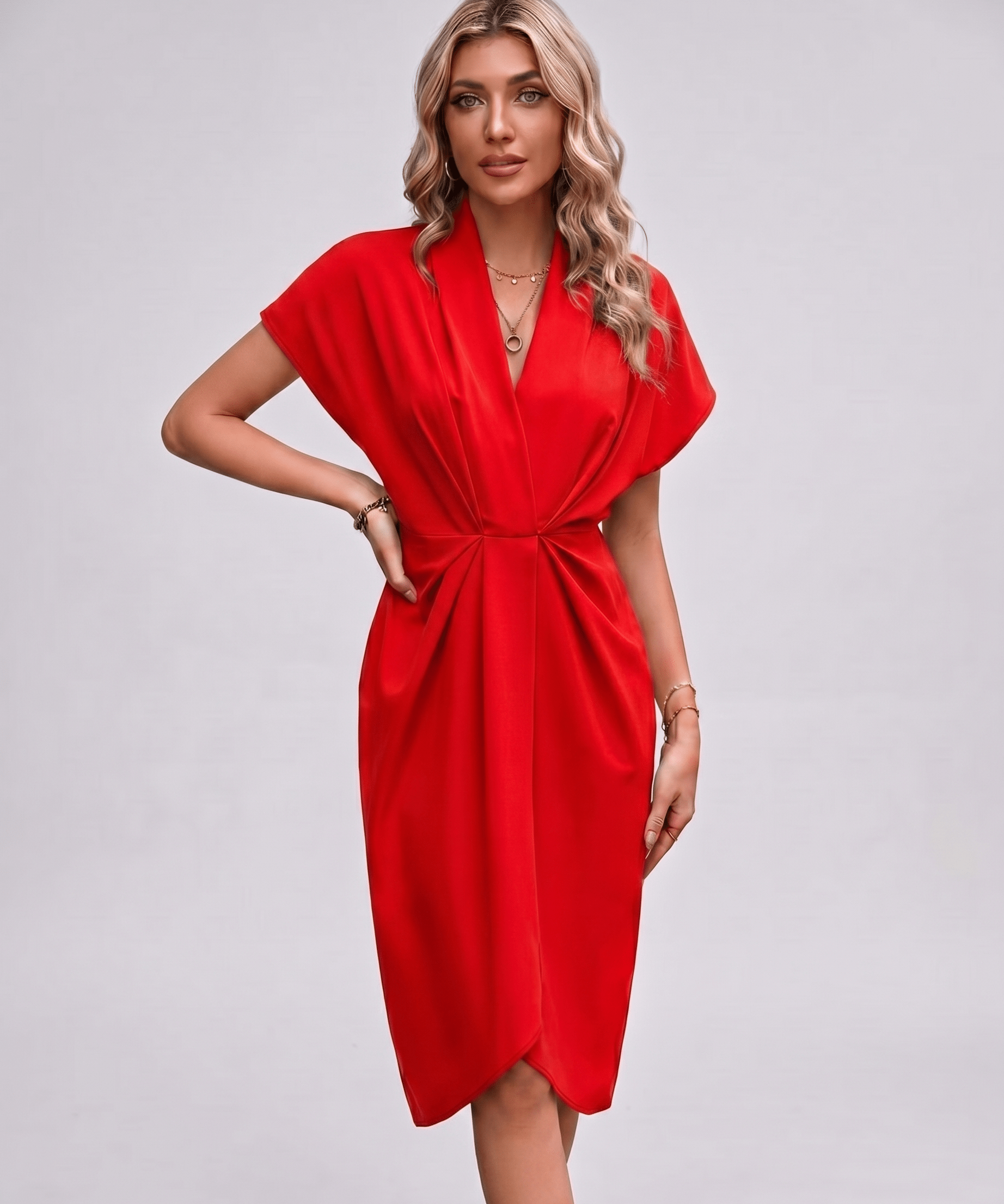 Vestido Midi Veloura