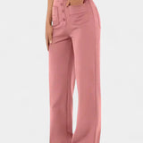 Nova Rovné Kalhoty s Vysokým Pasem a Elastickostí