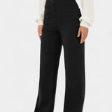 Nova Rovné Kalhoty s Vysokým Pasem a Elastickostí