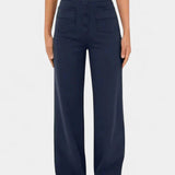 Nova Rovné Kalhoty s Vysokým Pasem a Elastickostí