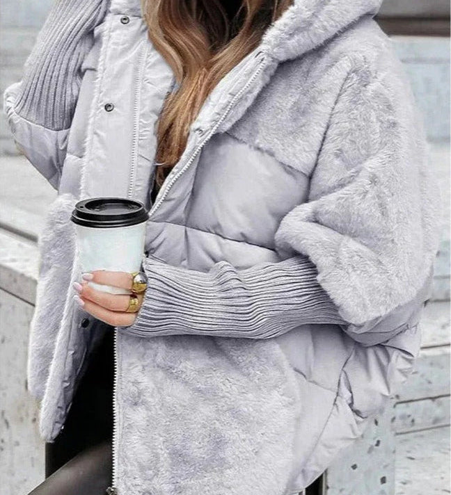 Lena - Stylová péřová bunda s kapucí