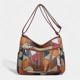 Pepi Kožená Taška ve Stylu Mozaiky