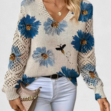 Aurélia Elegante Triko s Květinovým Dezertem