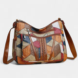 Pepi Kožená Taška ve Stylu Mozaiky