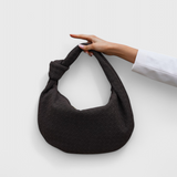 Lila Střední Taška Woven s Detalem Uzlu