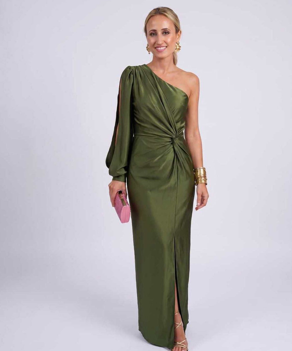 Vestido Midi Veloura